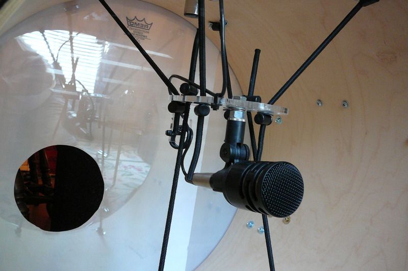 May internal bass drum mic mount installed! Drummerworld Forum